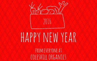 Happy New Year 2016 from Coleshill Organics