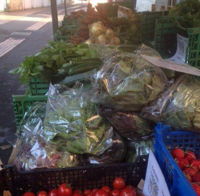 Coleshill Organics produce at Stroud Farmers Market