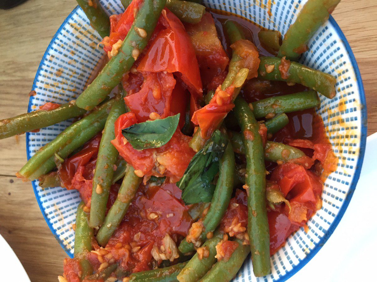 Green beans à la Provençale by Barny Haughton Coleshill Organics