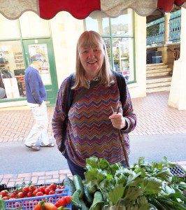 Stroud Farmers' Market regular, Andrea