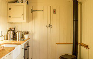 Kitchen and log burner
