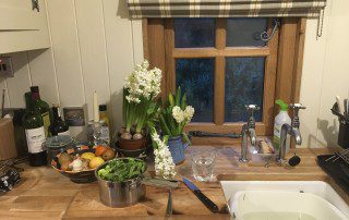 Kitchen sink and worktop