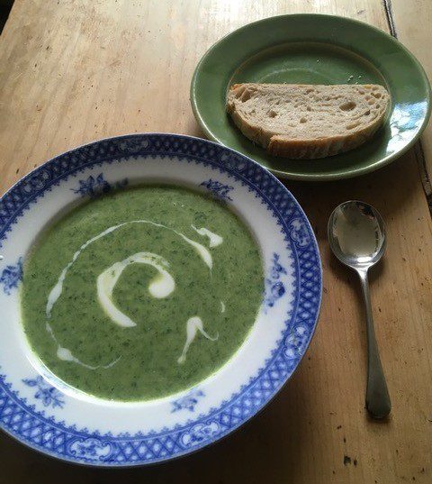 Wild garlic soup